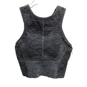 All‎ In Motion Sports Bra Size Small Gray Medium Support Seamless Racerback